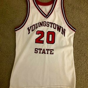 Youngstown State (0hio)#20 Red+Blk Jersey Tank